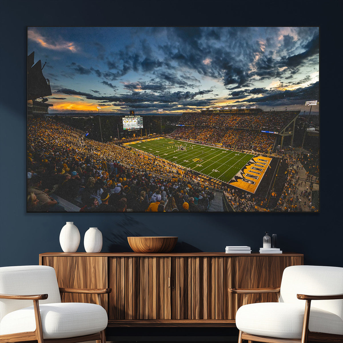 University of Wyoming Cowboys Football Team Print - Laramie