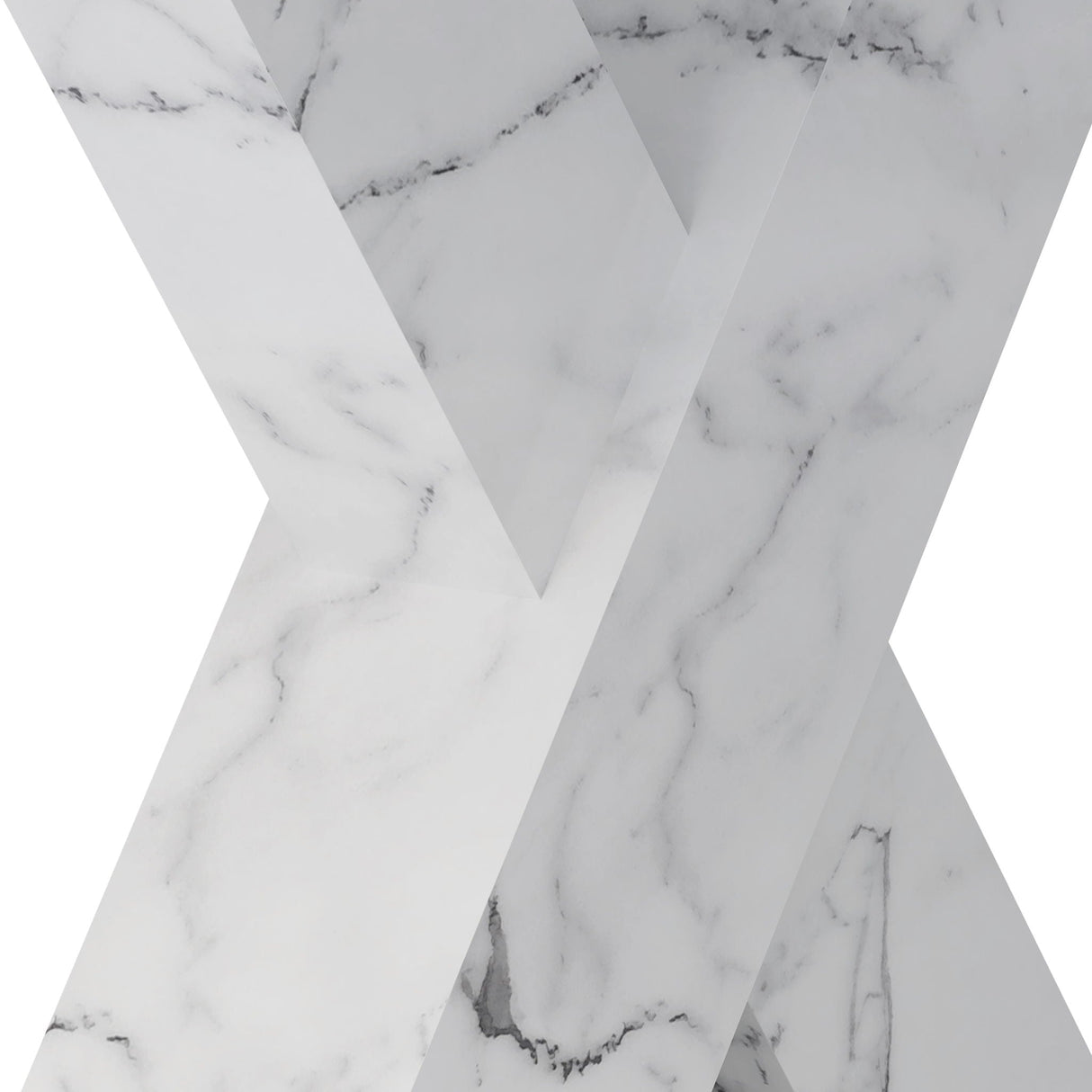 Modern Rectangle Dining Table With Stretchable TopAnd X Shape Legs
