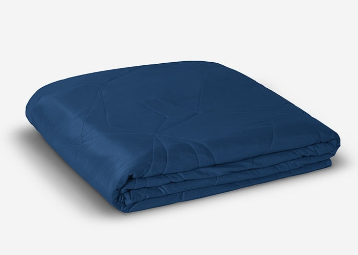 Navy Cooling Blanket with Dual-Sided Performance Fabrics - King Size