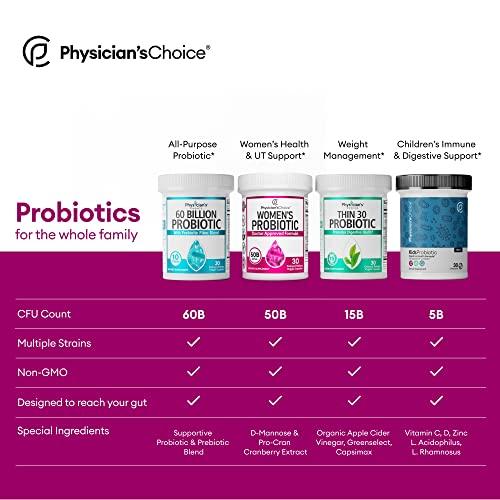Physician's Choice Probiotics 60 Billion CFU - 10