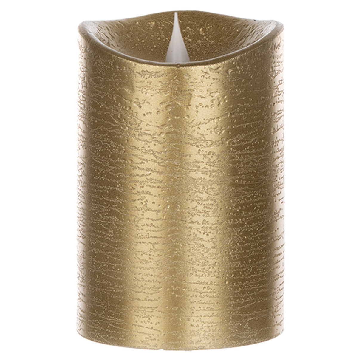 5.25" Gold Simplux Designer LED Candle with remote (Set of 2) - Tuesday Morning - Candles