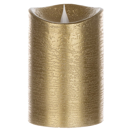 5.25" Gold Simplux Designer LED Candle with remote (Set of 2) - Tuesday Morning - Candles