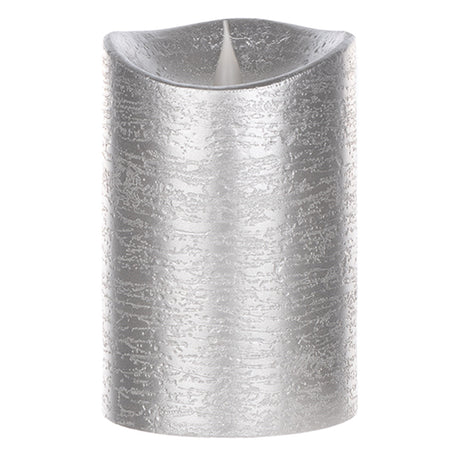 5.25" Silver Simplux Designer LED Candle with remote (Set of 2) - Tuesday Morning - Candles