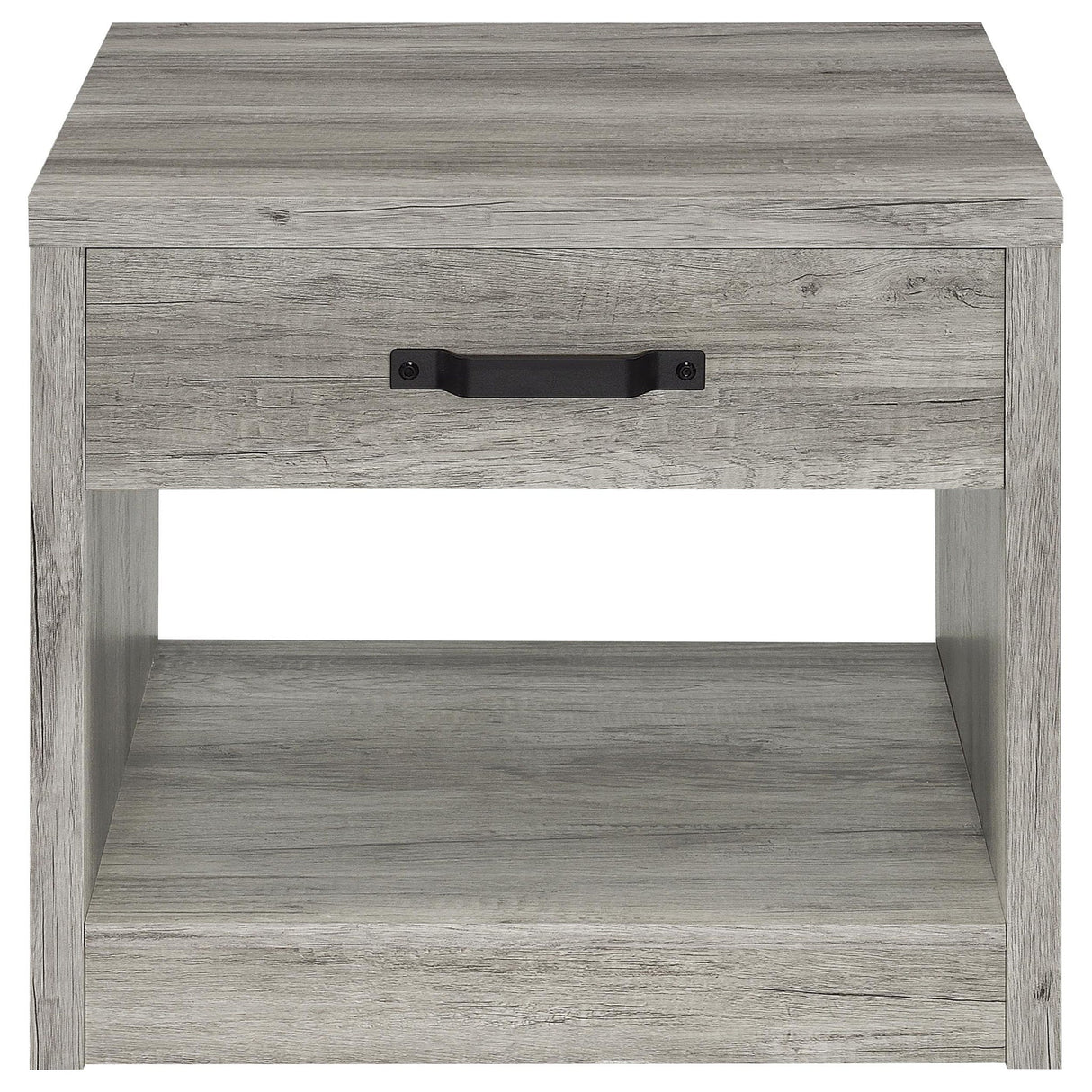 Nuberg - 2 Piece And End Table Set With Storage Drawers - Gray