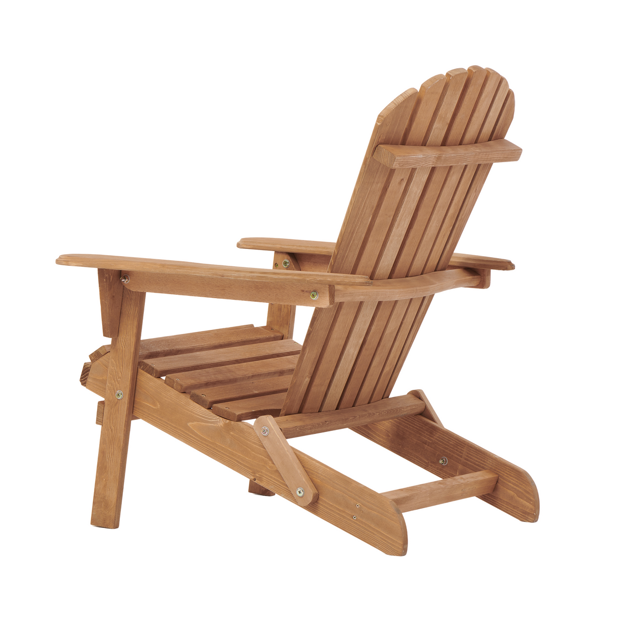 Outdoor Wooden Folding Adirondack Chair Set of 2