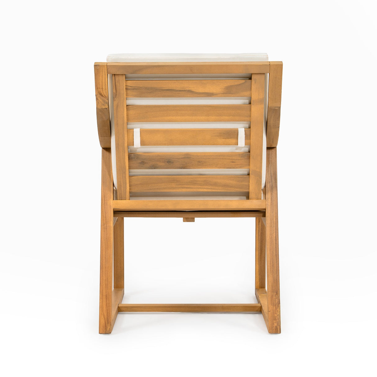 TREXM Patio Dining Chair Set of 2 with Removable Cushions