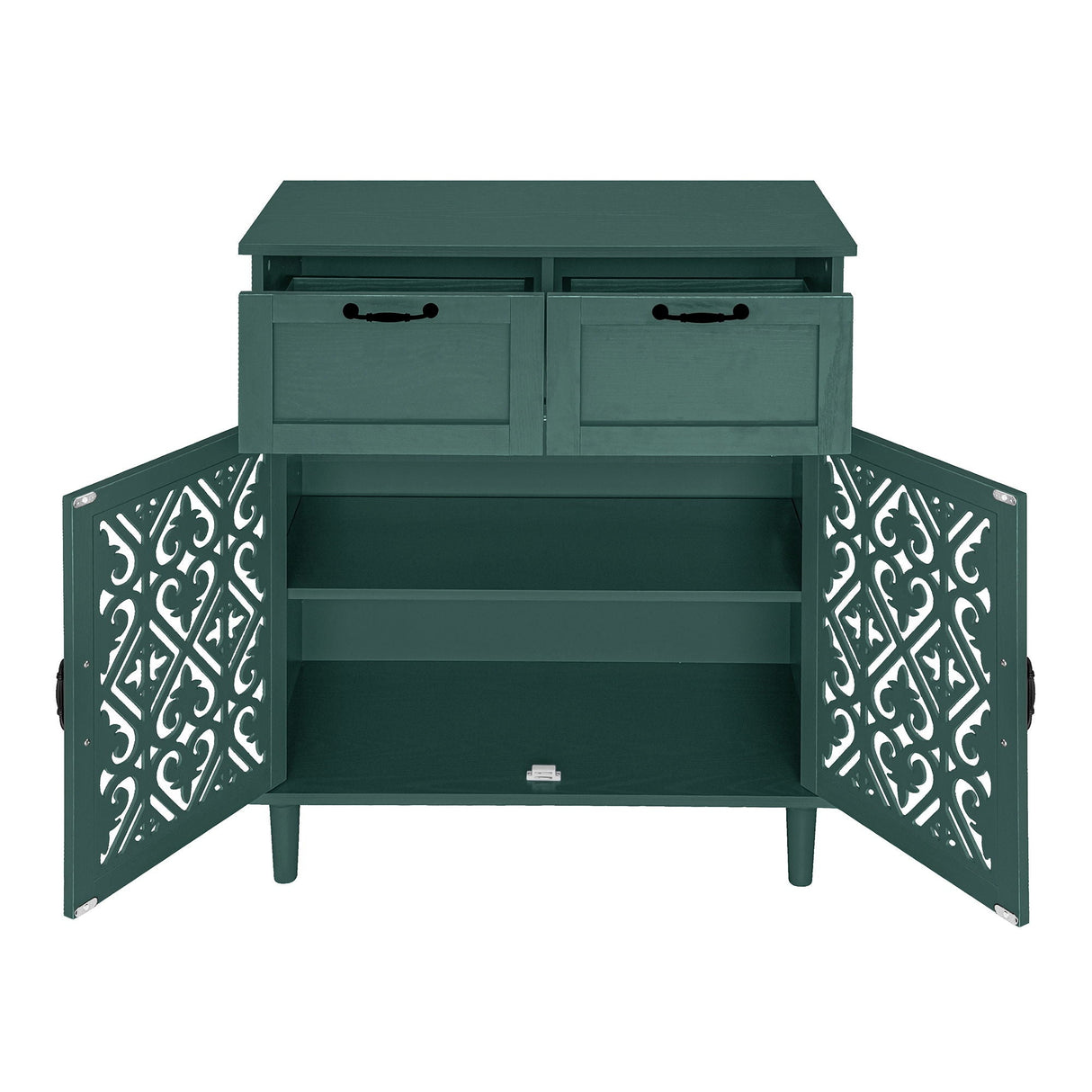 2 Door 2 Drawer Elegant Cabinet