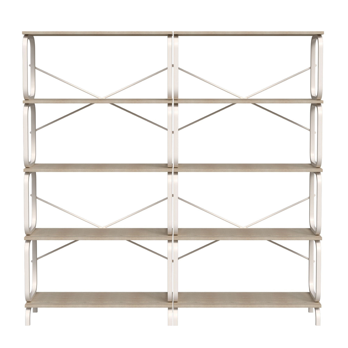 5 Tier Industrial Bookshelf, Tall Bookcase With Open Design, Vintage Storage Organizer