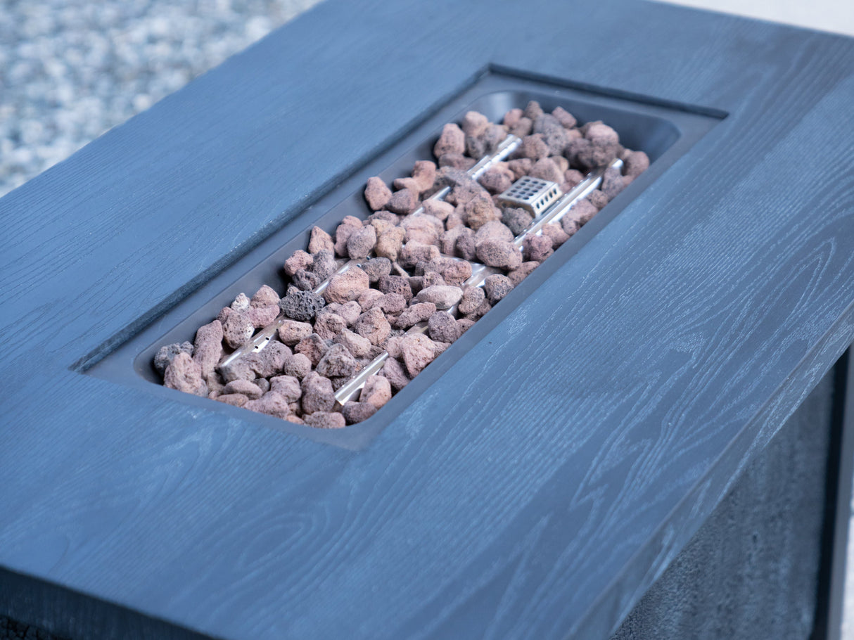 44"W x 25"H Outdoor Propane Fire Pit Table, 50,000 BTU