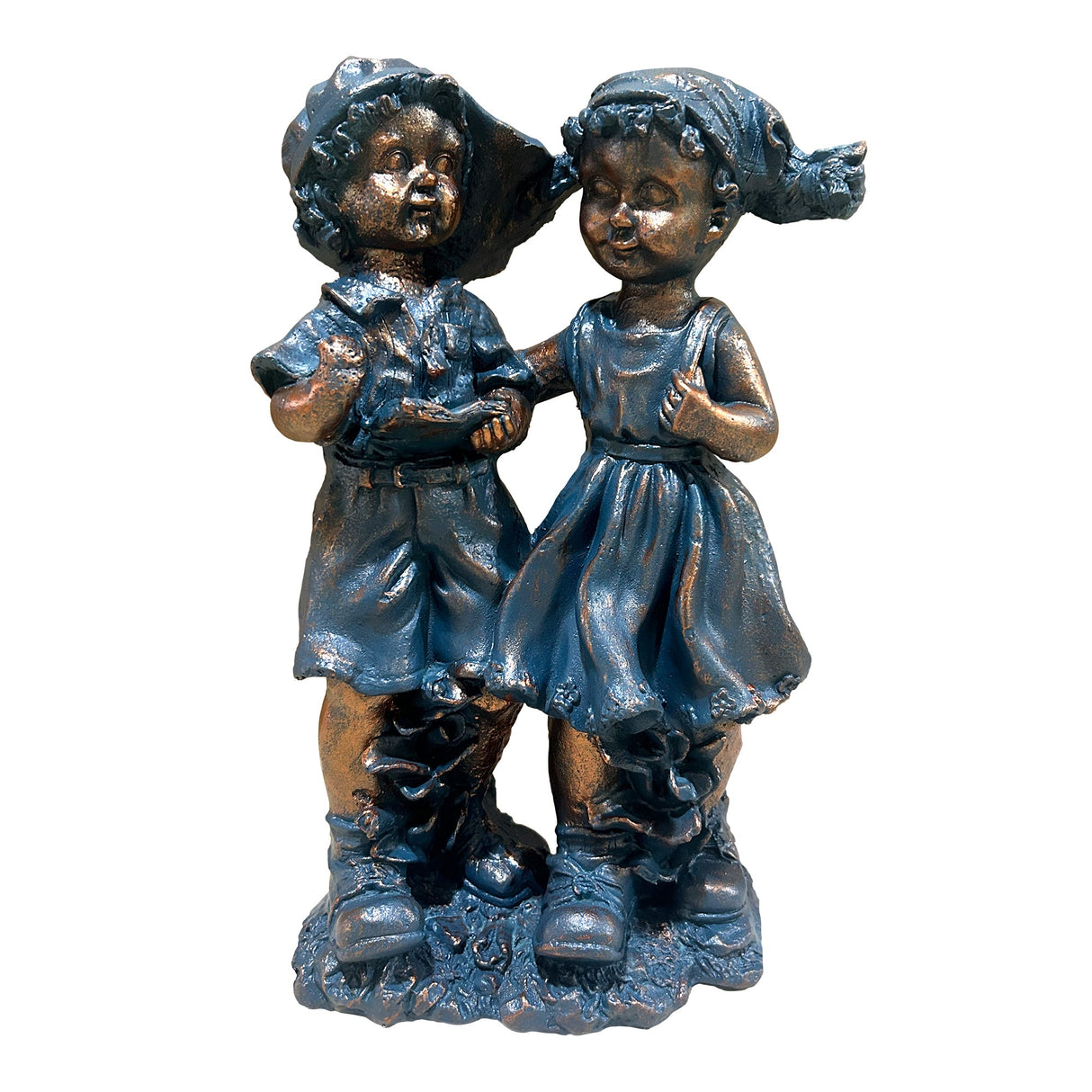 Magnesium Oxide Statues Of A Boy And A Girl