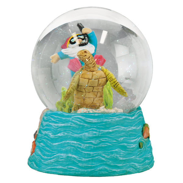 Summer Coastal Gnome Snow Globe