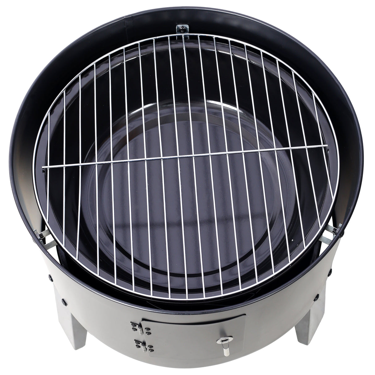 Charcoal Smoker Grill Wood Smoker Grills Outdoor Cooking 16 Inch Portable BBQ