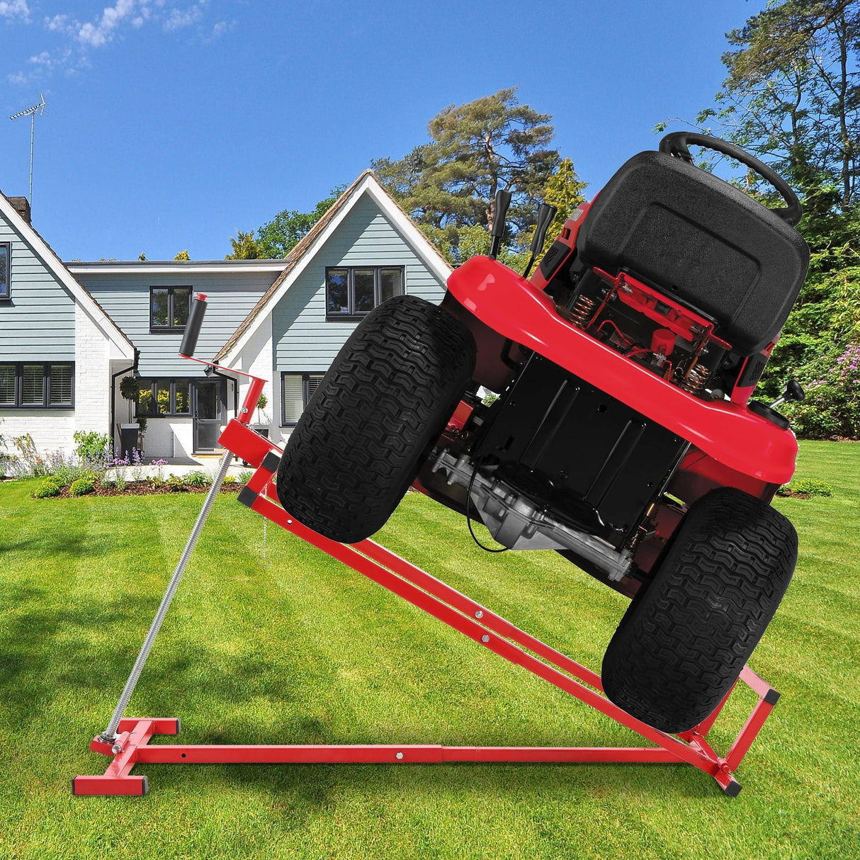 Universal Easy Lawn Mower Lift for Riding Tractors