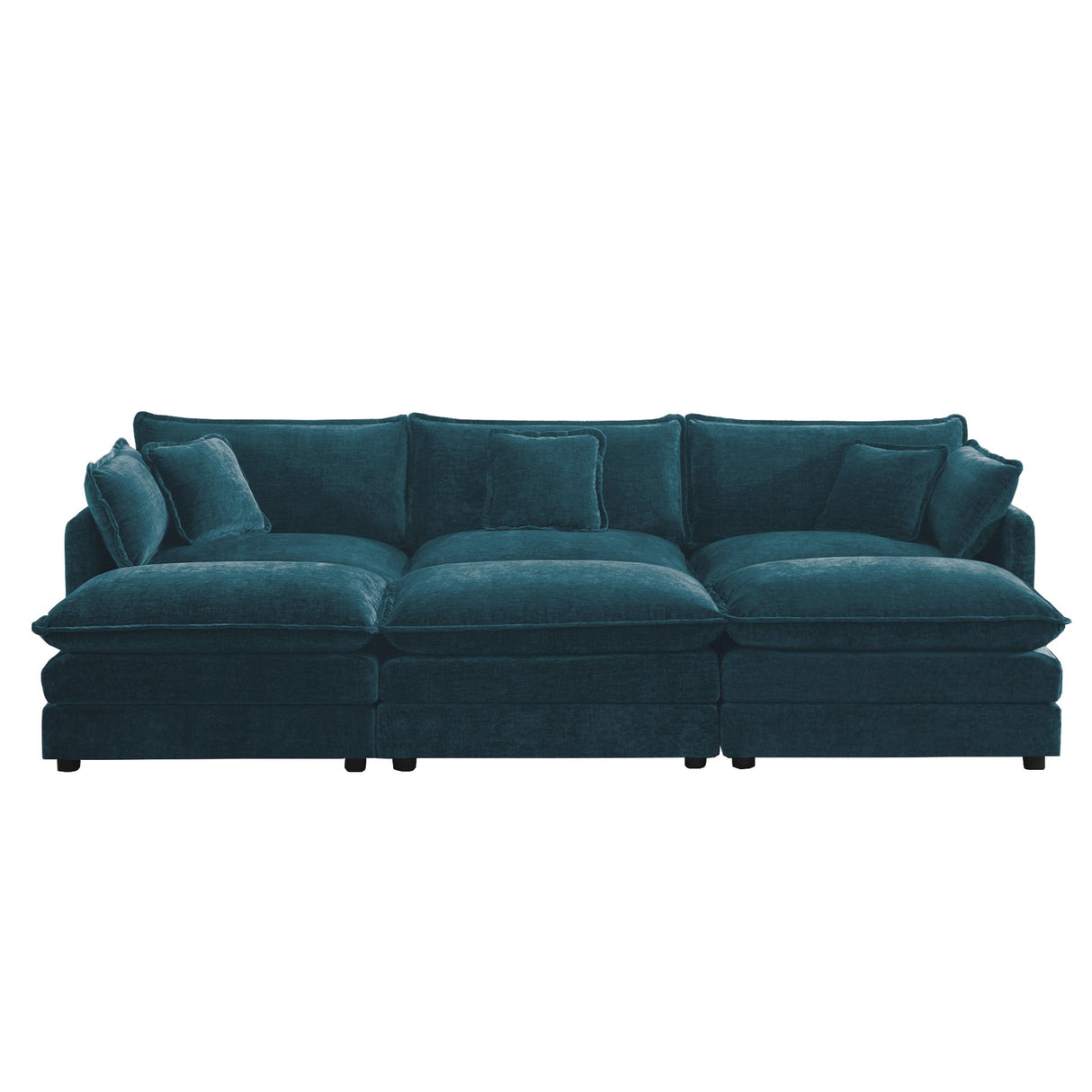 Comfortable Deep Seat Reversible Modular 3 Seater Sectional Sofa