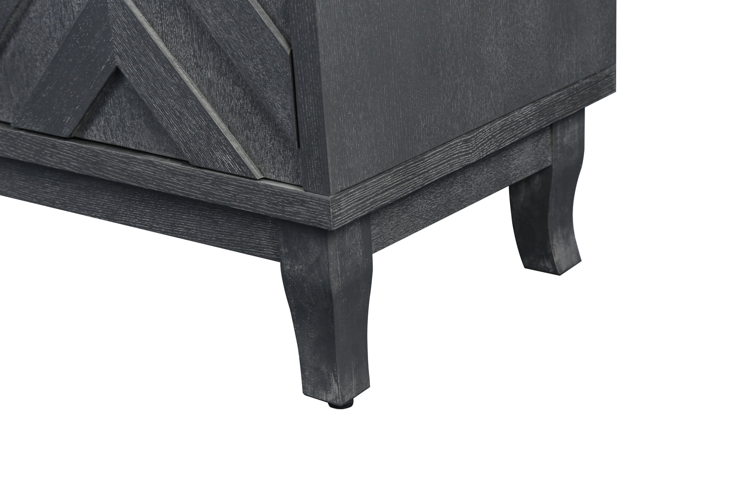 Stronger vintage style buffet cabinet, taupe grey