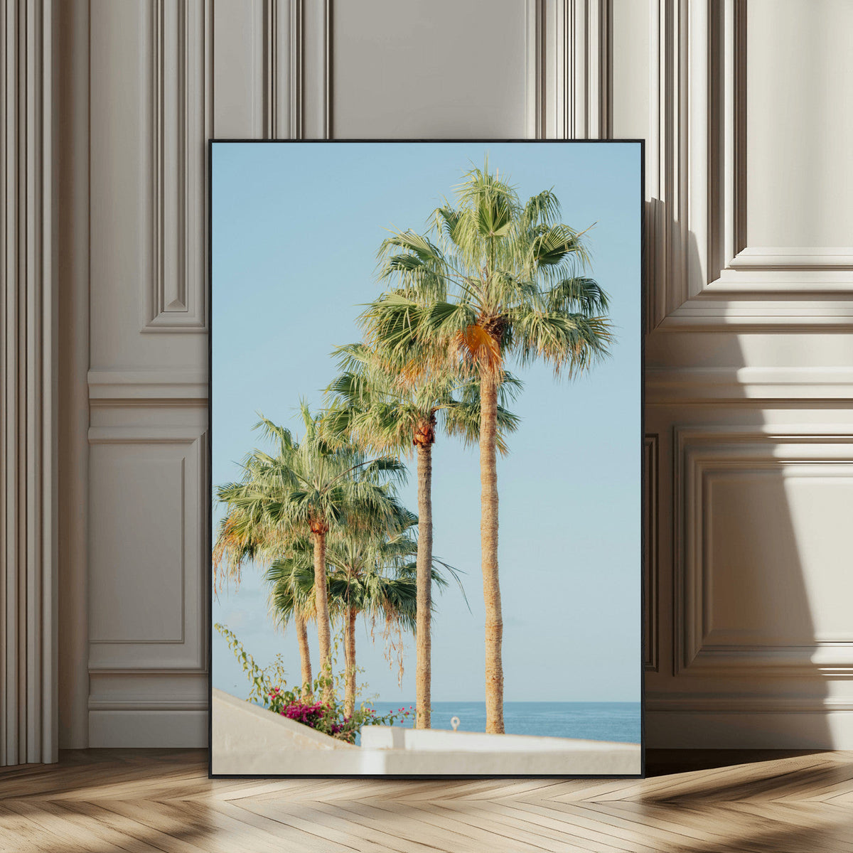 Tropical Ocean Canvas Print – Framed Beach Coastal Nautical
