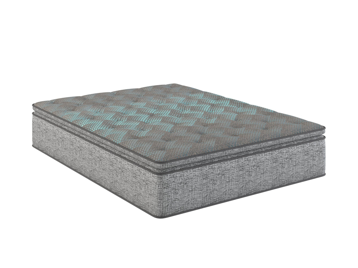 Restonic comfort care 14' euro top hybrid mattress, individual pocketed coil mattress , plush comfort