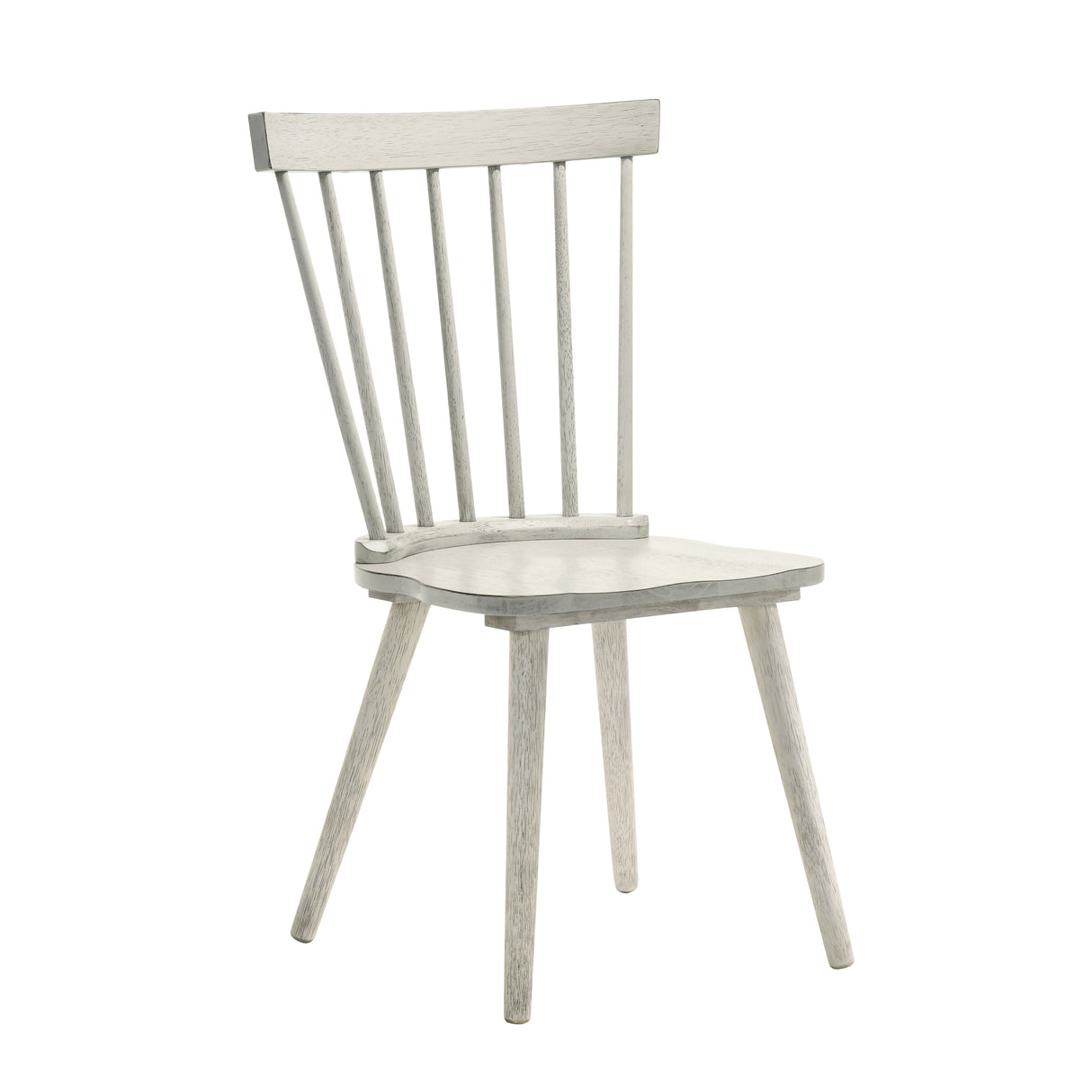 Modern Farmhouse Spindle Back Dining Chairs, Set of 2