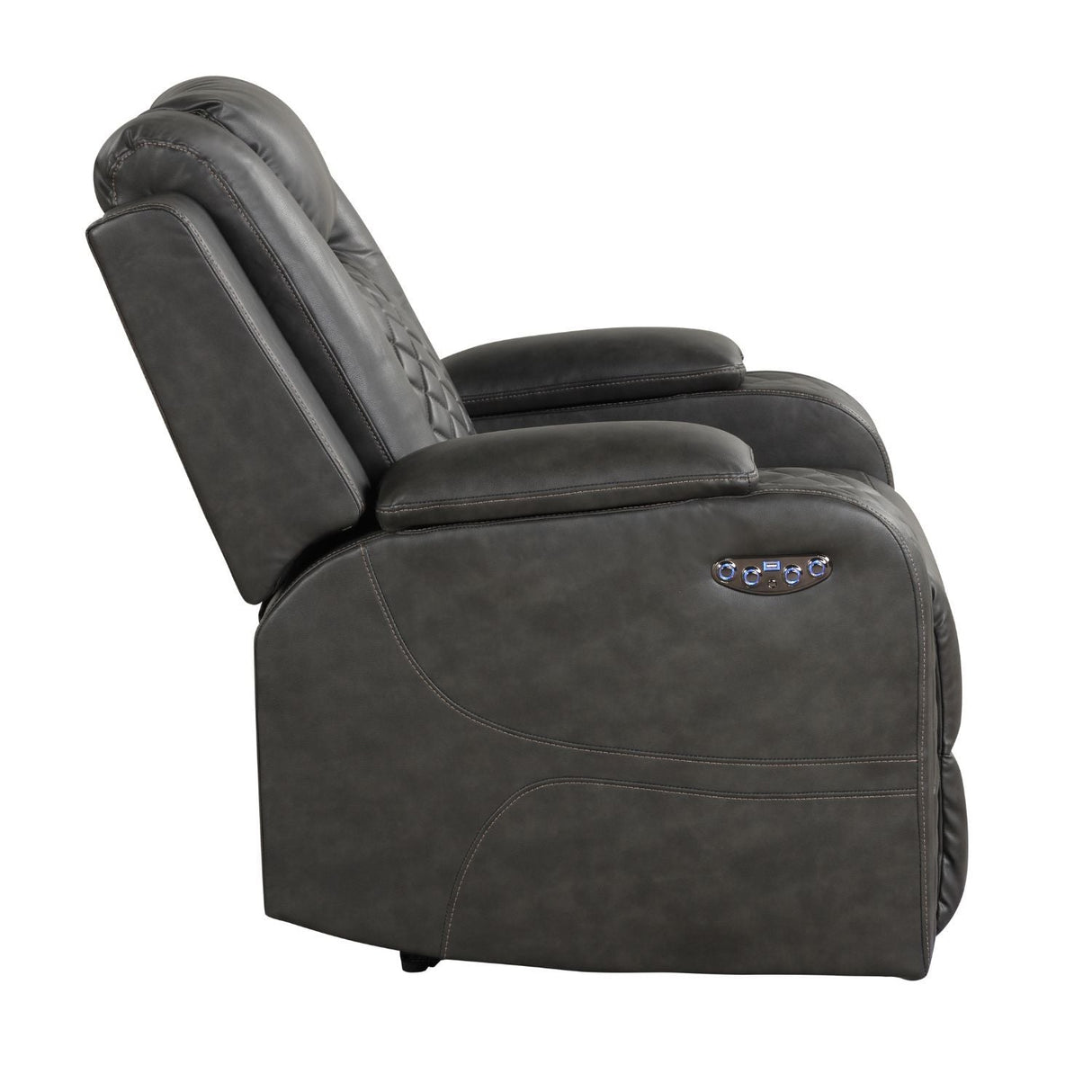 Benz - LED & Power Recliner Chair With Adjustable Headrest