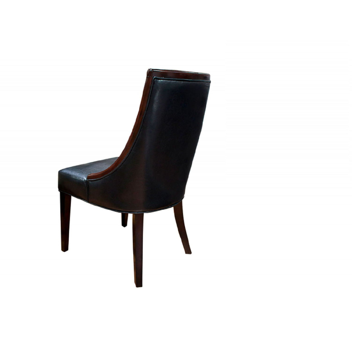 Clair - Tufted Dining Room Side Chair (Set of 2) - Dark Coffee / Black