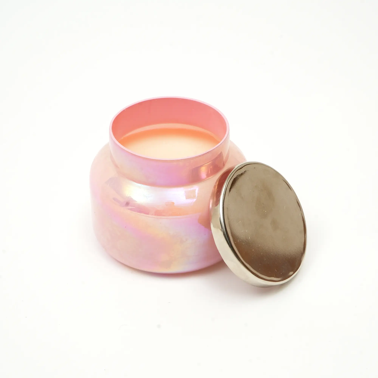 Scented Wax Candle Jar - Pink Lustre