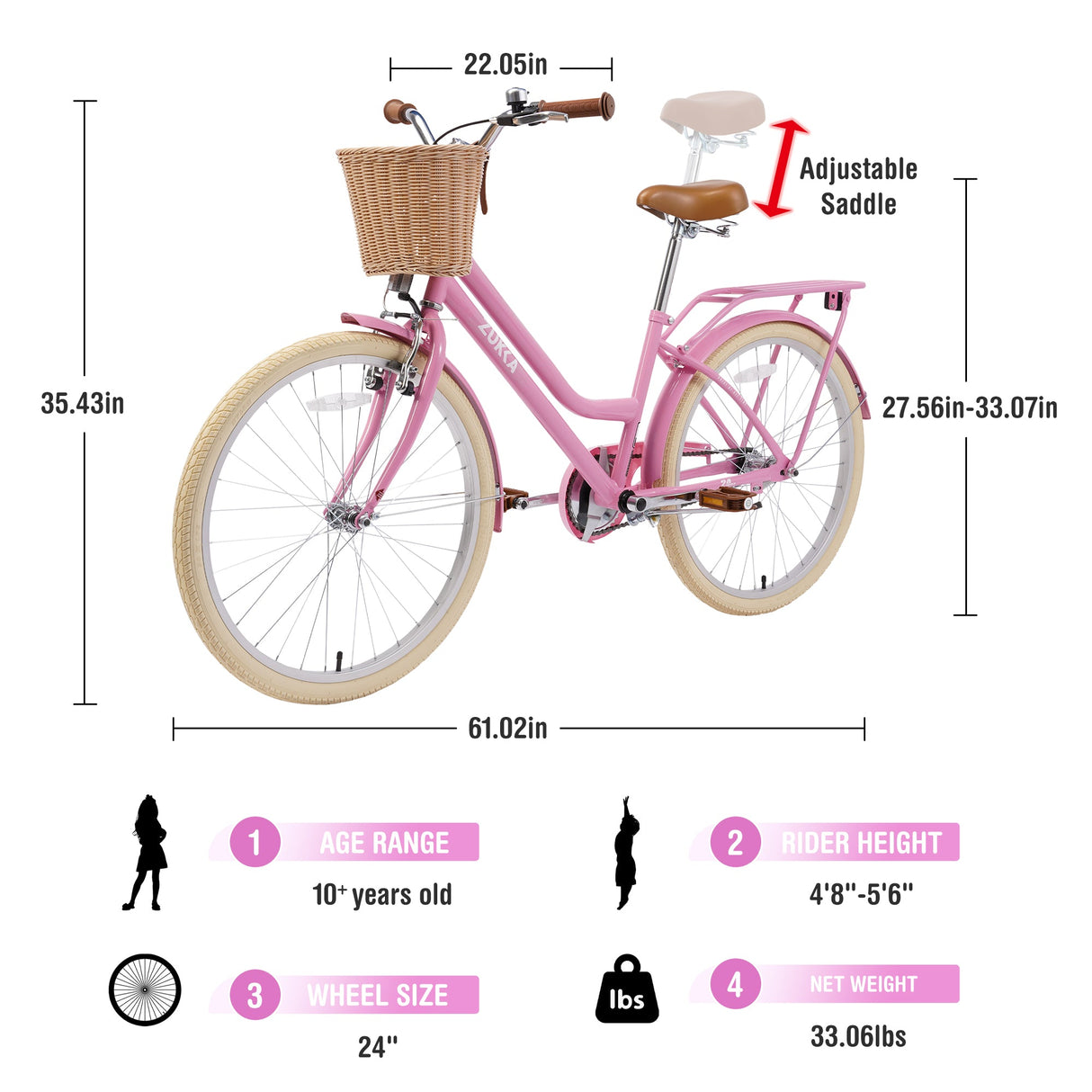 24 Inch Girls Bike