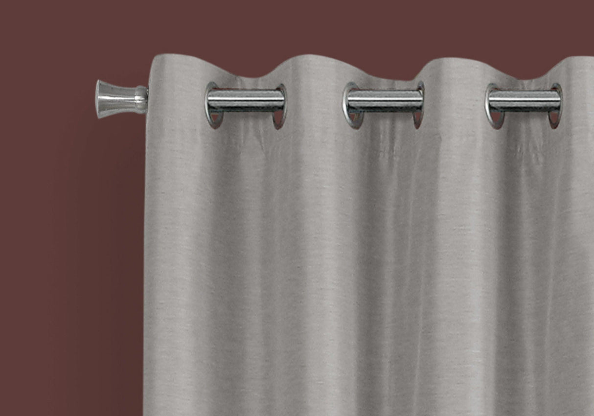 2 Pieces Set Curtain Panel Room Darkening Grommet