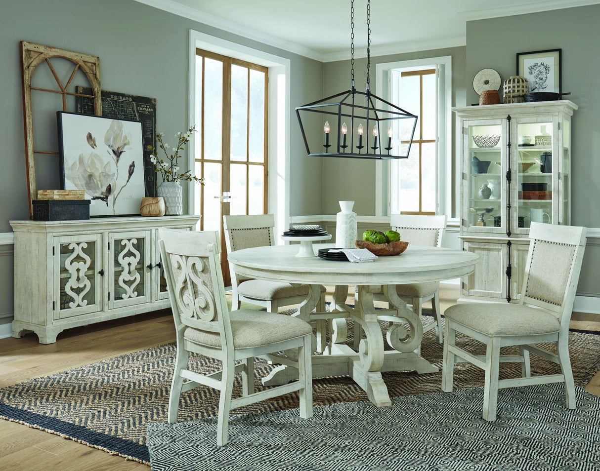 Bronwyn - Dining Side Chair With Upholstered Seat (Set of 2) - Alabaster