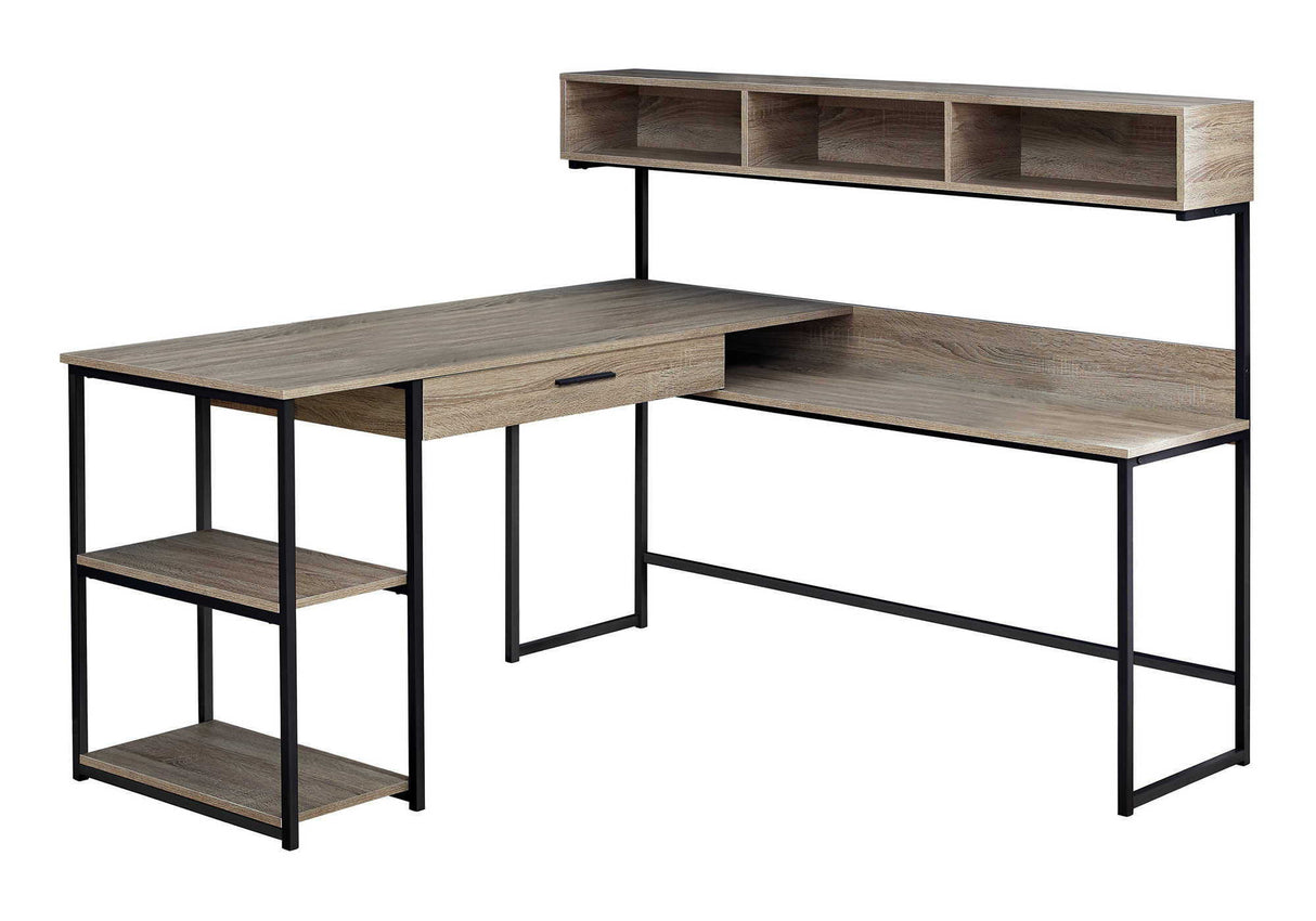 Computer Desk, Home Office, Corner, Storage Drawers, L Shape, Contemporary & Modern
