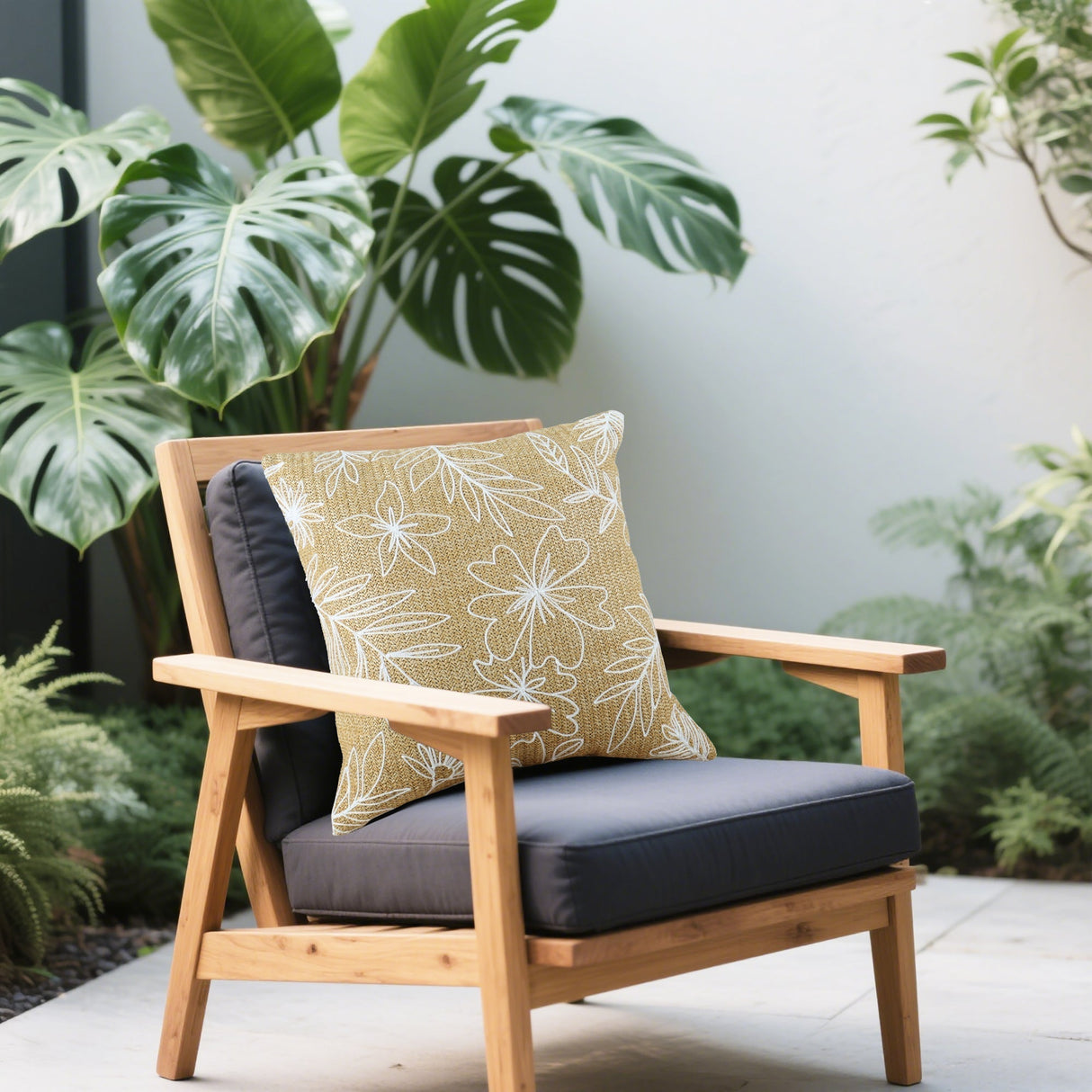 Outdoor/Indoor Decorative Throw Pillows with Inserts - Set of 2