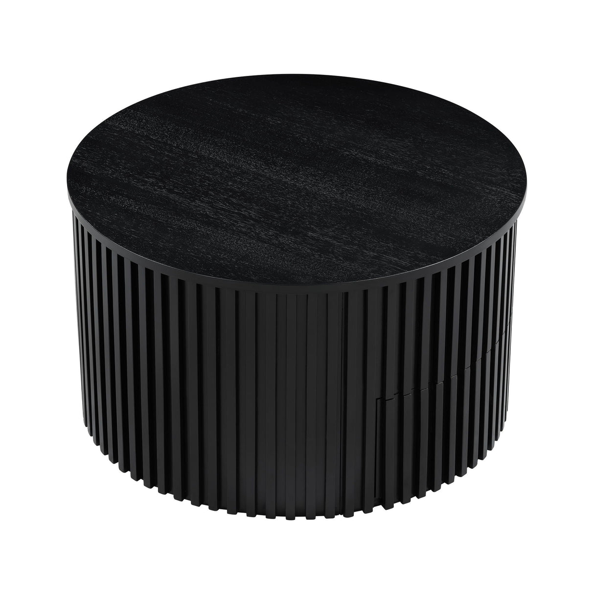 Round Lift Top Coffee Table With Hidden Storage For Living Room
