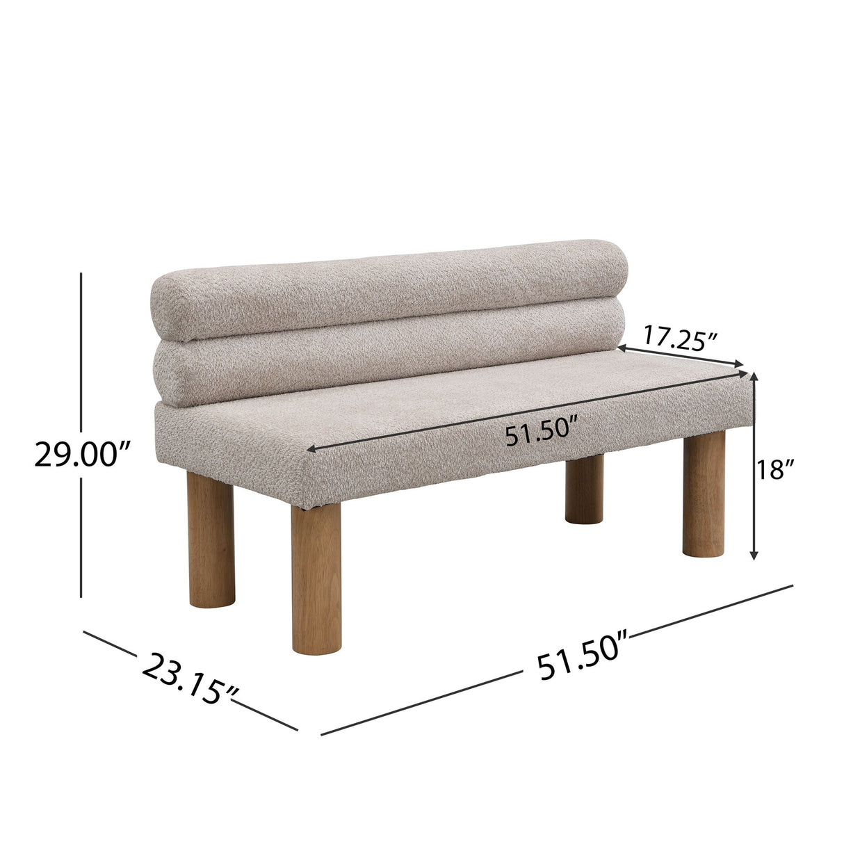 Upholstered Dining Bench