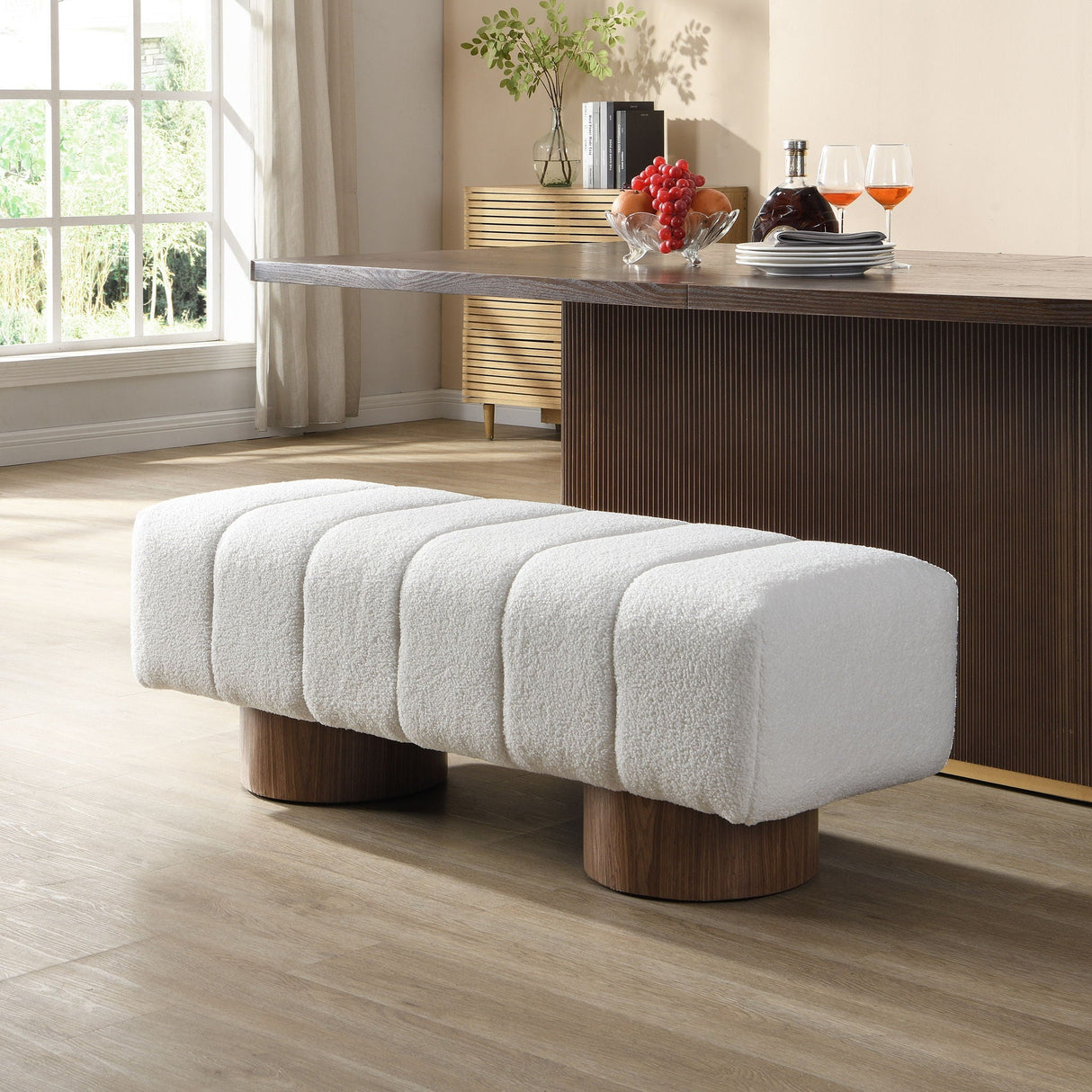 Upholstered Dining Bench for Dining Room