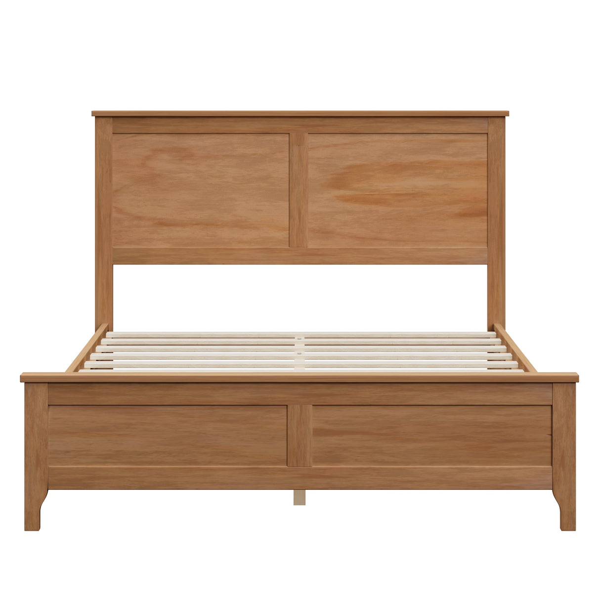 Modern Solid Wood Full Size Platform Bed