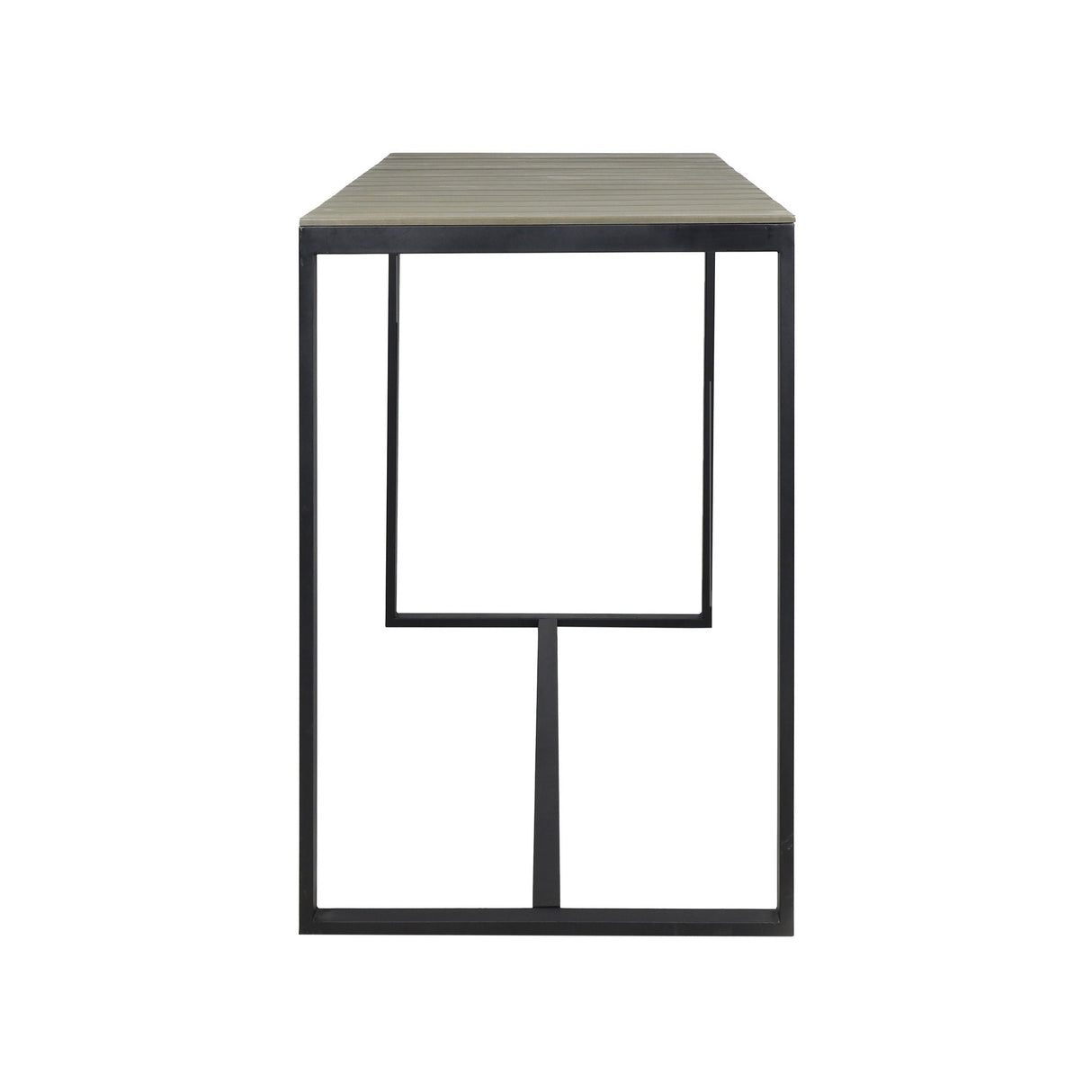 Ernesto - Outdoor Industrial Acacia Wood Bar Table