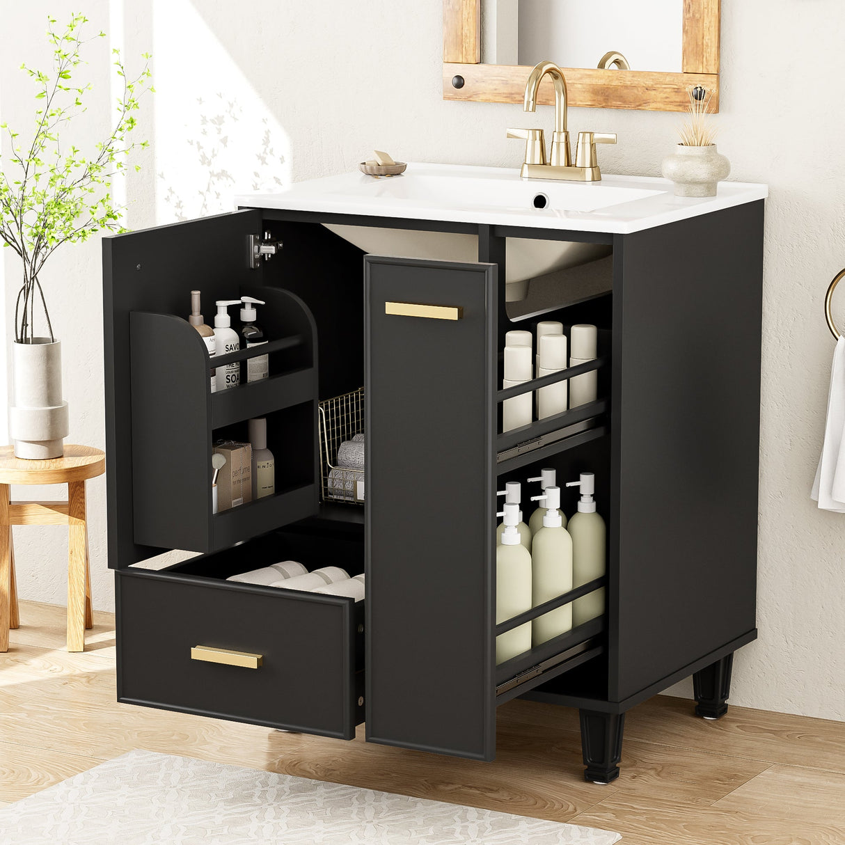 24" Bathroom Vanity with Sink