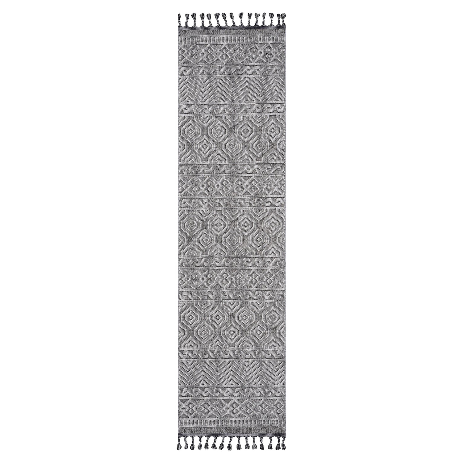 NAAR Guros Collection Geometric Indoor/Outdoor Area Rug