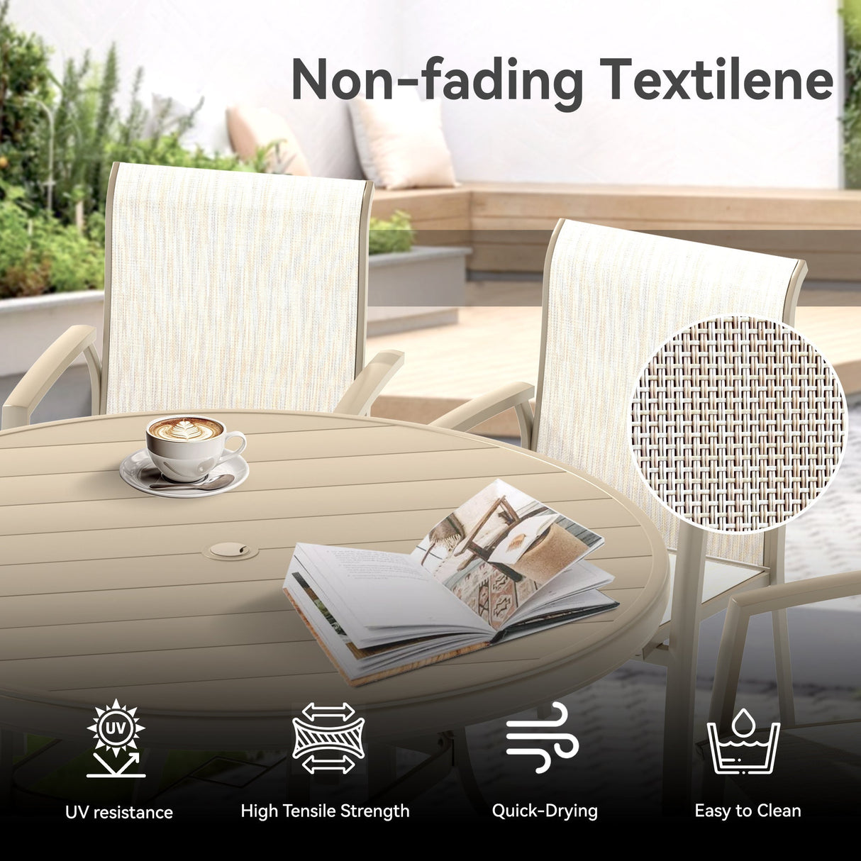 7 Pieces Patio Dining Set