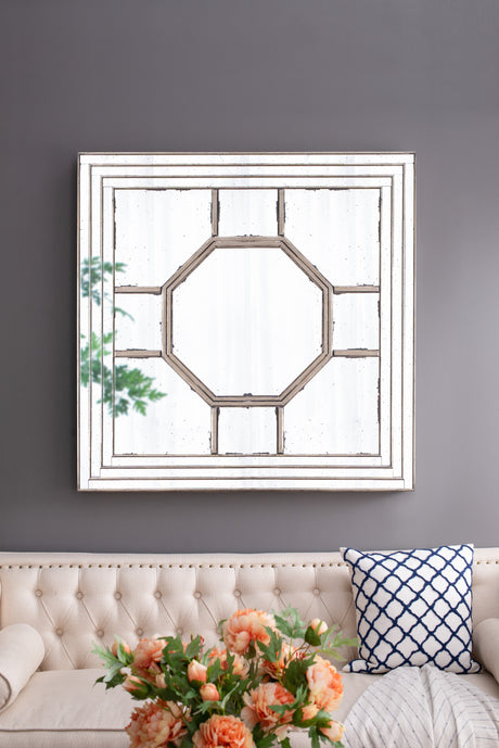 48'x48'-Antique-Style-Decorative-Square-Wall-Mirror-with-Mirrored-Frame,-Wall-Decor-for-Living-Room-Entryway,-Console-Lean-Against-Wall-Mirrors