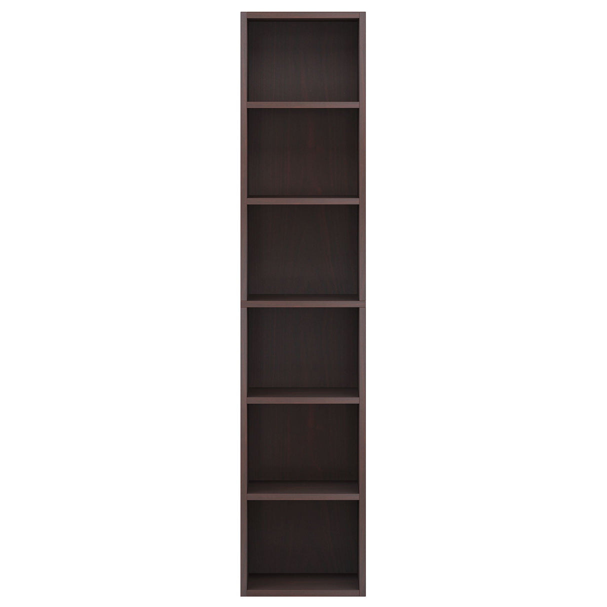 6 Tier Narrow Corner Cube Bookcase Storage, Freestanding Shelf With Open Cubes For Living Room