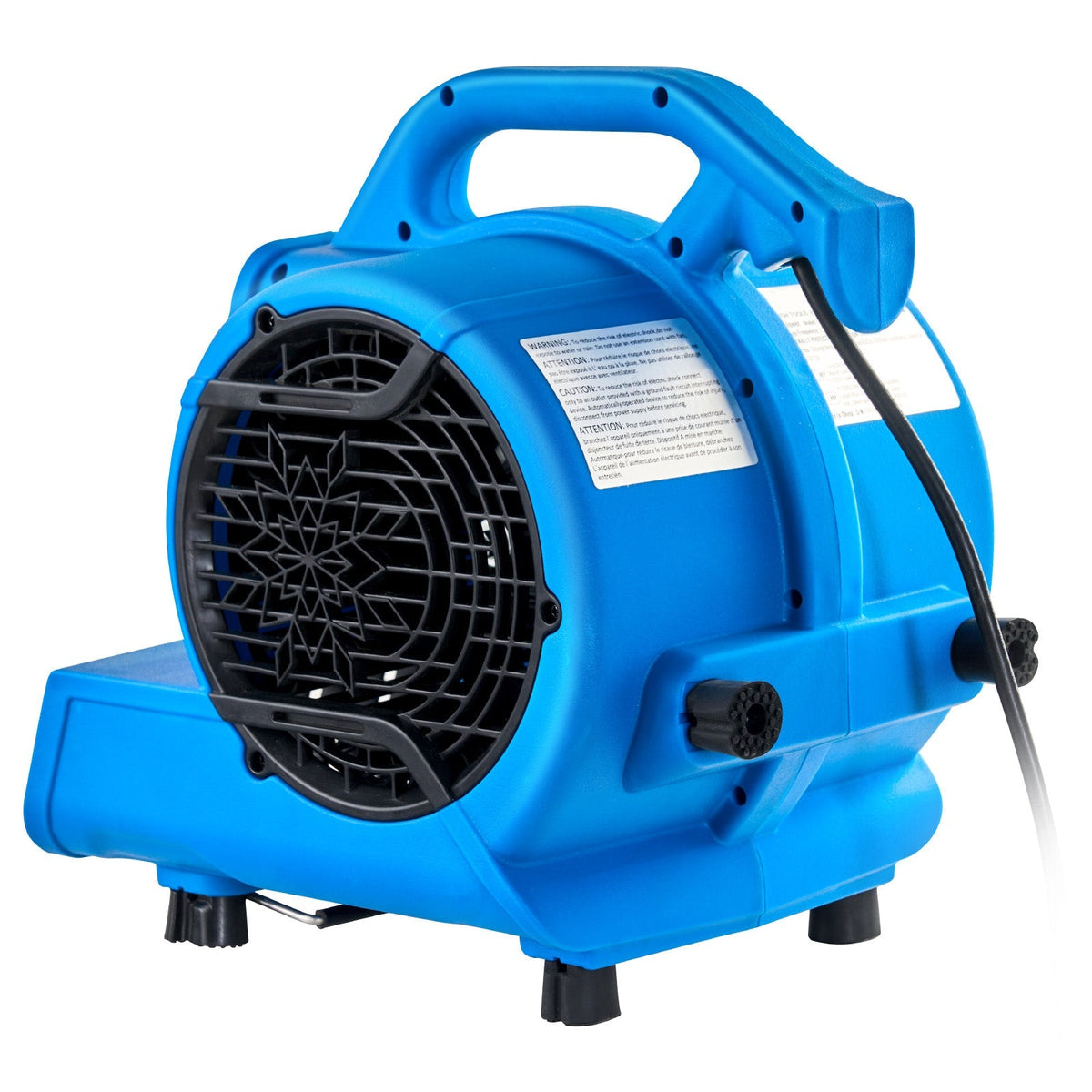 Floor Blower 1360 RPM 600 CFM Air Mover with 4 Blowing Angles 3-Speeds