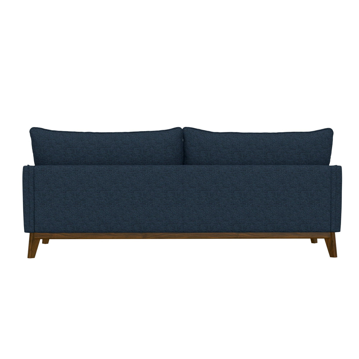 Sofa Wide With Attached Legs - Blue