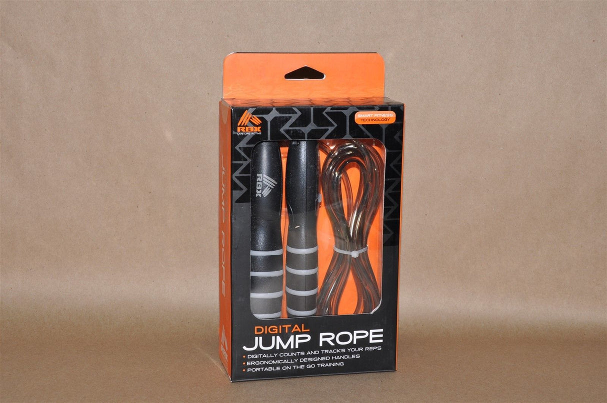 RBX LifeWorks Digital Jump Rope - Digitally Counts & Tracks Your Reps