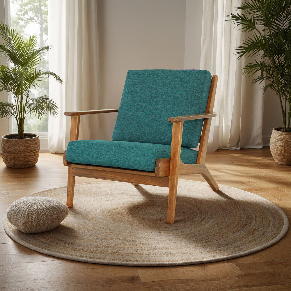 Connor - Modern Genuine Lounge Chair