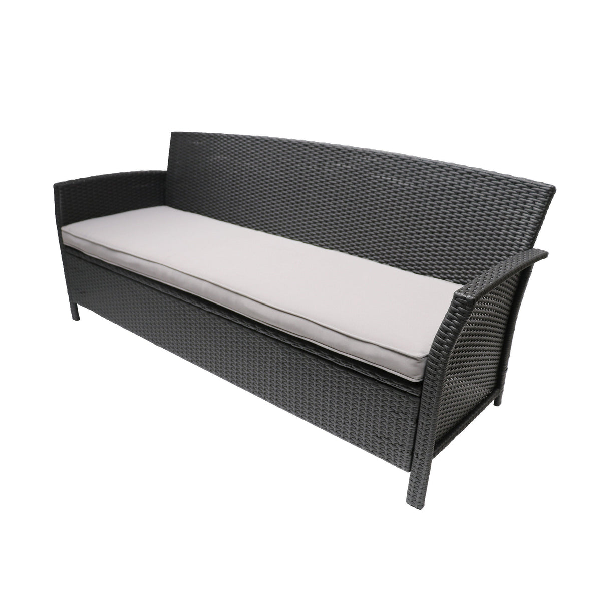 St Lucia Three-Seater Outdoor Woven Sofa