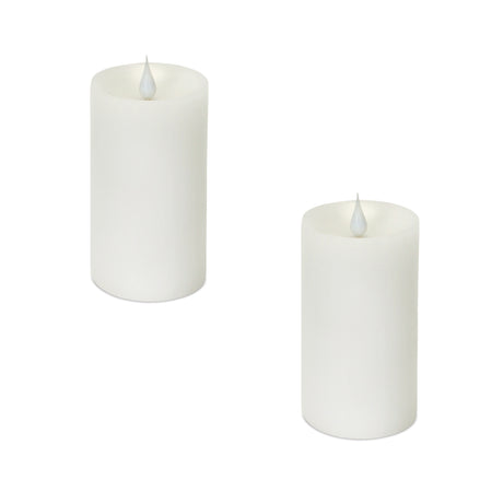 Simplux-Designer-LED-Candle-with-Moving-Flame-and-Remote-(Set-of-2)-Candles