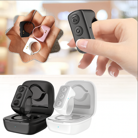 Bluetooth-Page-Turner-&-TikTok-Scrolling-Ring-–-Hands-Free-Remote-for-Kindle,-iPhone,-Android-–-E-Reader-Accessory,-Selfie-Shutter,-Volume-&-Video-Control-