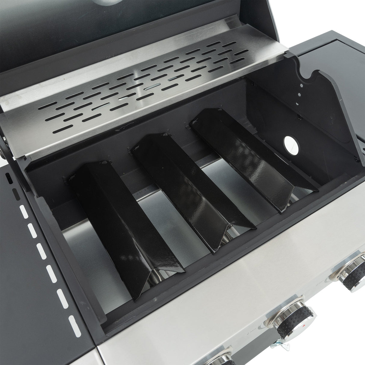 Propane Grill 3 Burner Stainless Steel Gas Grill with Side Burner