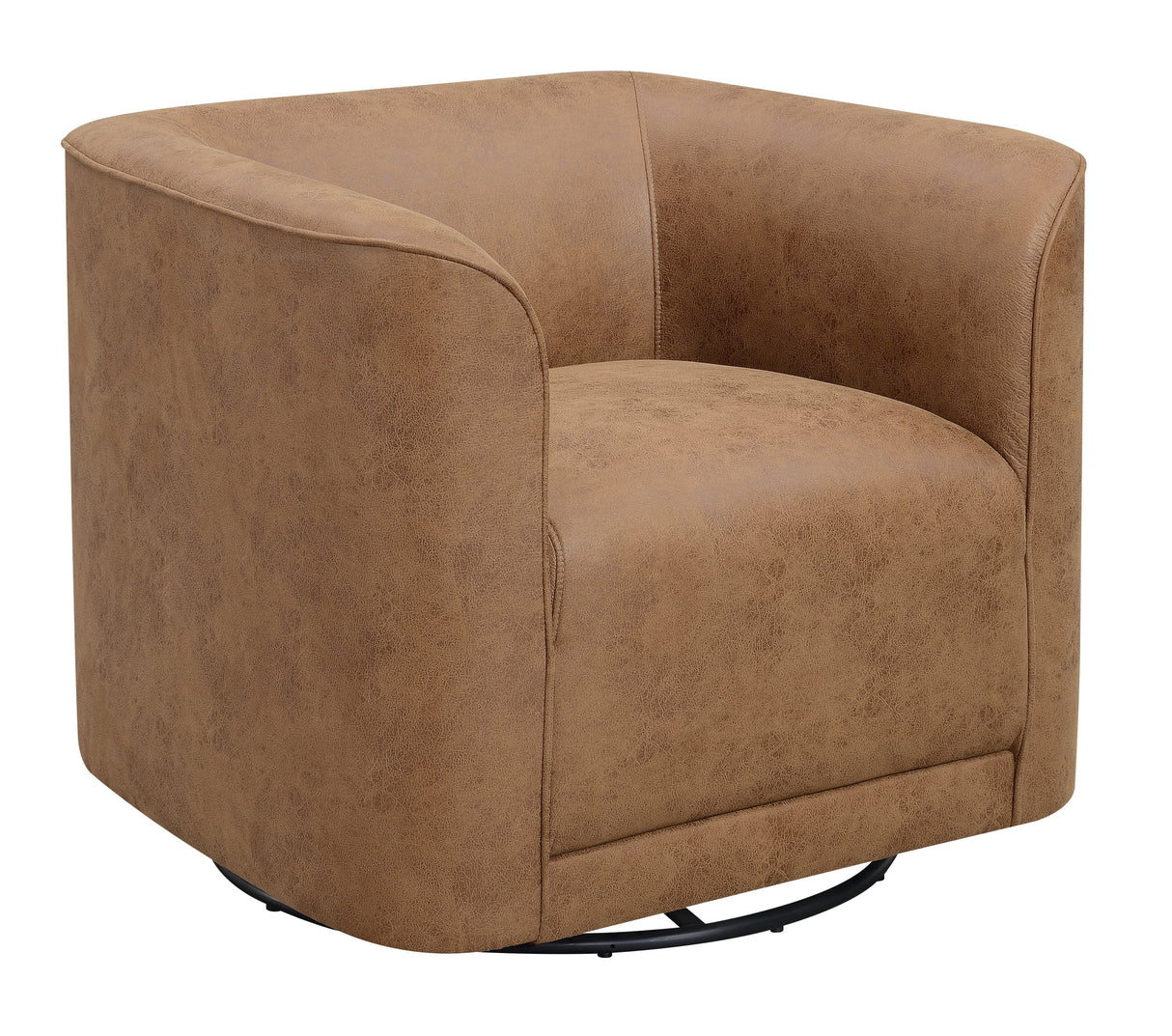 Brown Swivel Accent Chair