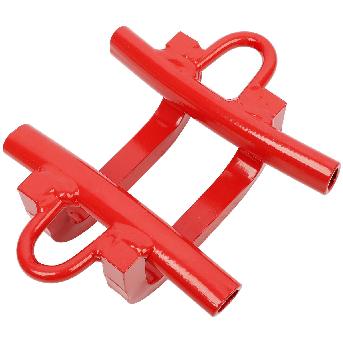 Universal 6" Quarter Puller Auto Body Repair Tool with Ergonomic Steel Handle - Red